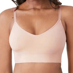 NWT Assorted blush lightweight stretch supprt adjustable unlined bralette bra XS